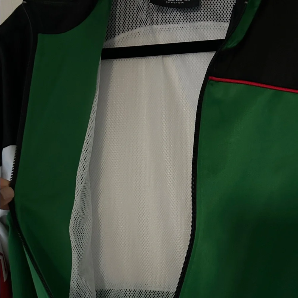 Green and Black Men’s Women's Unisex Vintage Style Jacket‎
